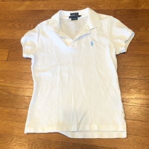 NWOT Ralph Lauren White skinny polo